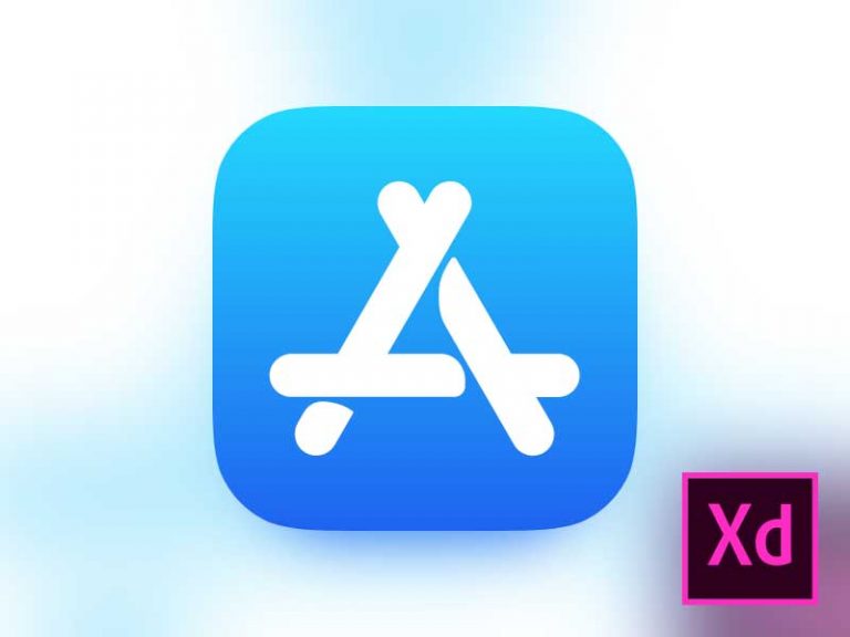 Free iOS 11 App Store Icon for Adobe XD
