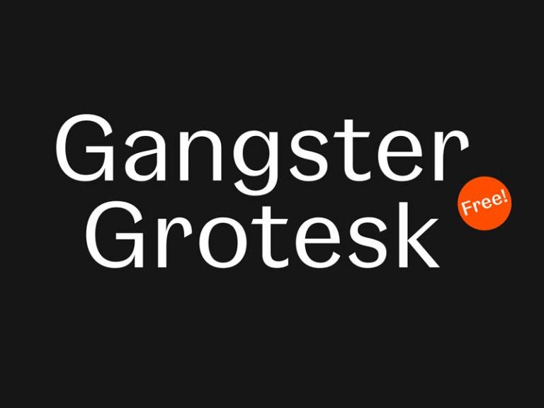 Gangster Grotesk Free Font