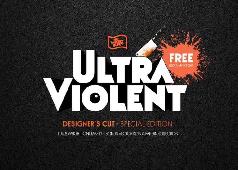 NWB Ultraviolent Free Font