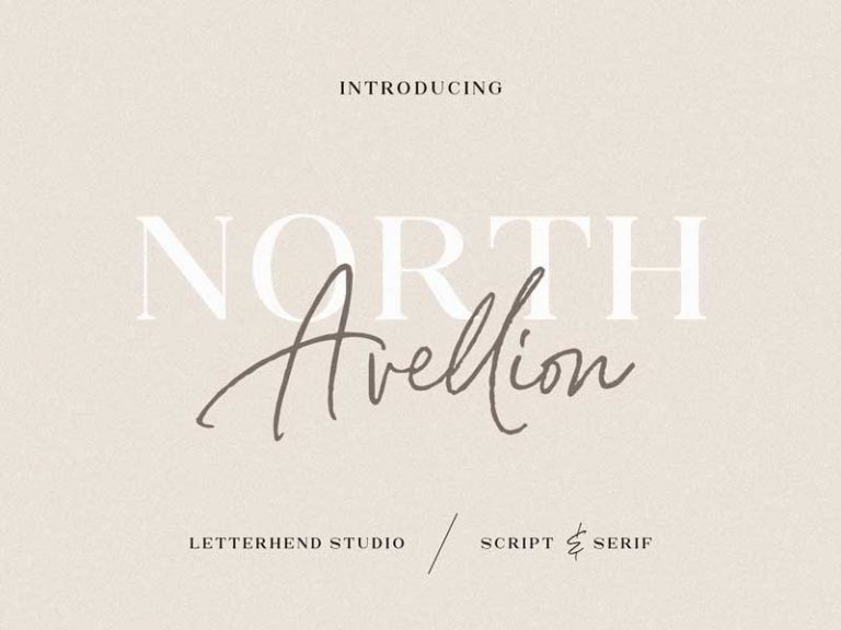 North Avellion Free Font Duo