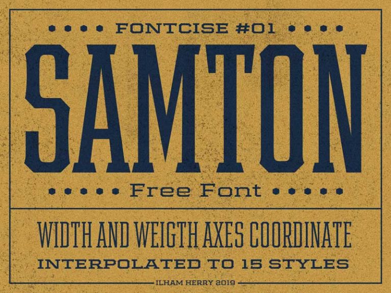 Samton Free Font