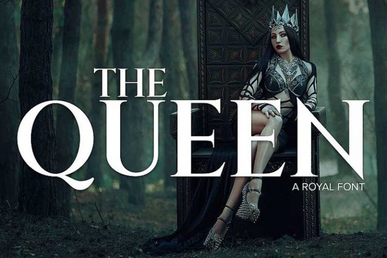 The Queen Free Font