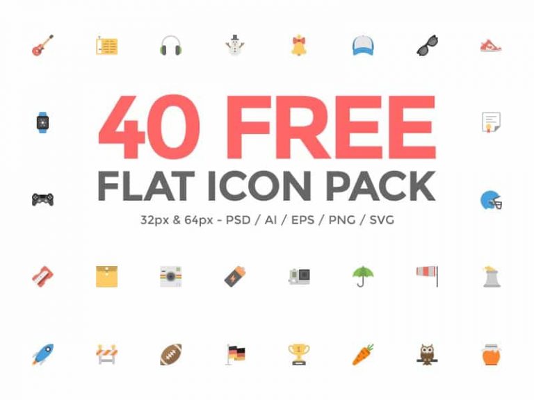 Free Flat Icon Pack