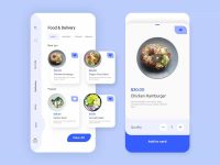 Free Food Delivery Mobile App UI