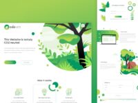 Free Nature Website XD Template