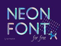 Free Neon Font