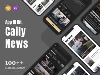 Free News Magazine Mobile UI Kit