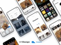 Free PhotoFan App Concept UI Kit