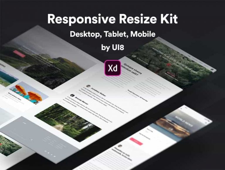 Free Responsive Resize Kit for Adobe XD