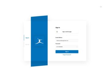 Free Sign In Screen UI Exploration