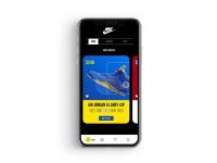 Free Sport Shoes App Parallax Animation