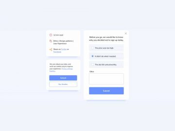 Free UI Components Design for Figma