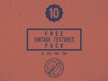 10 Free Vintage Textures Pack