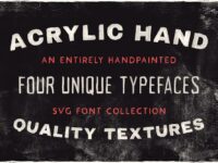 Acrylic Hand Font Free SVG Font
