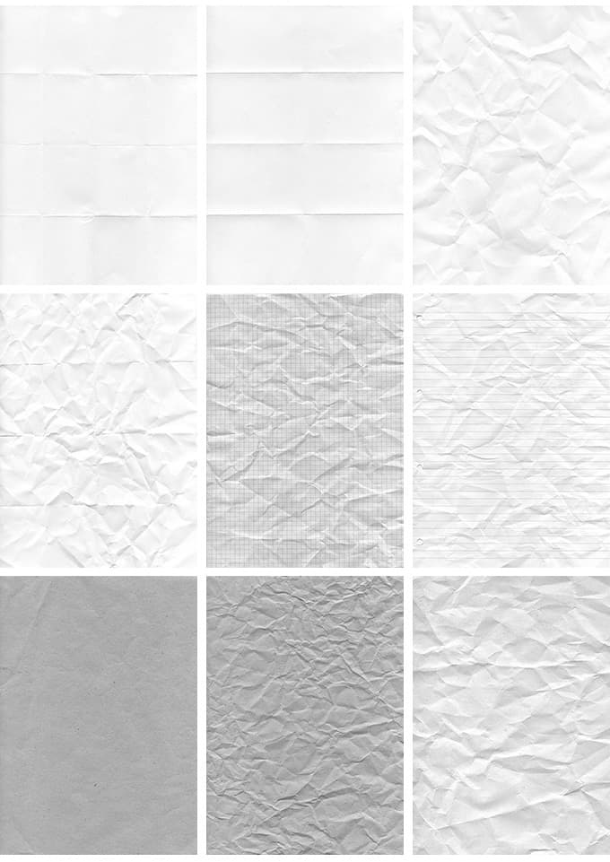 Free Crumpled Paper Textures