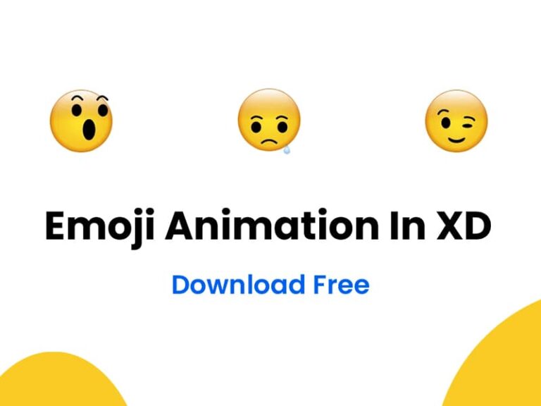 Free Emoji Animation for XD