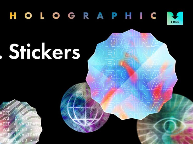 Free Holographic Stickers Collection