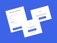 Free Report Request Feature Modal UI for Sketch