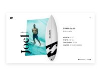 Free Surfing Sports Website XD Template