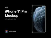 Free iPhone 11 Pro Mockup for Figma