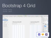 Free Bootstrap 4 Grid for Sketch