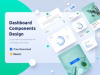 Free Dashboard Components UI Design