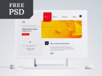 Free Multipurpose Website PSD Template