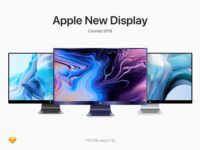 Free Apple Display Mockup