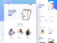 Free Digits Landing Page Template