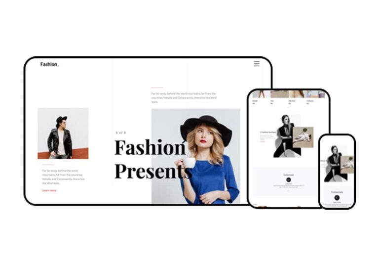 Free Fashion HTML5 Bootstrap 4 Template