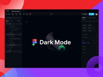 Free Figma App Dark Mode Redesign