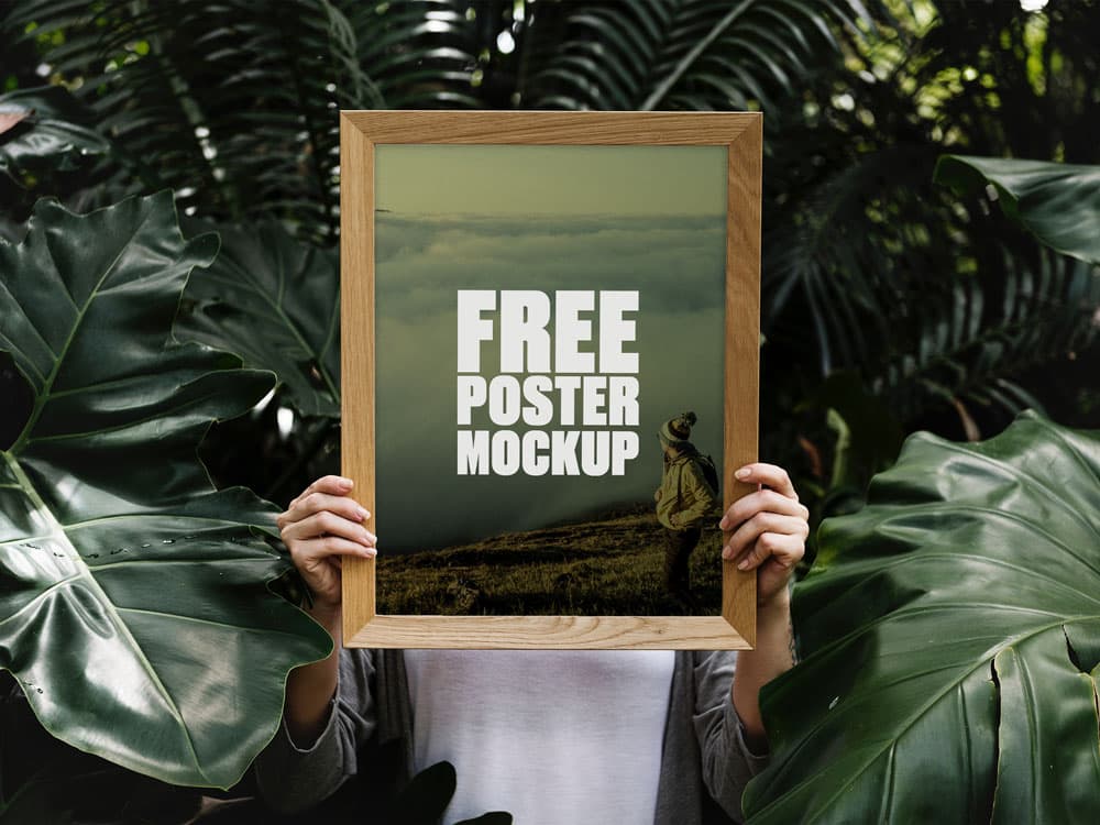 Download Free Forest Poster Frame Mockup - Free PSD to Download PSD Mockup Templates