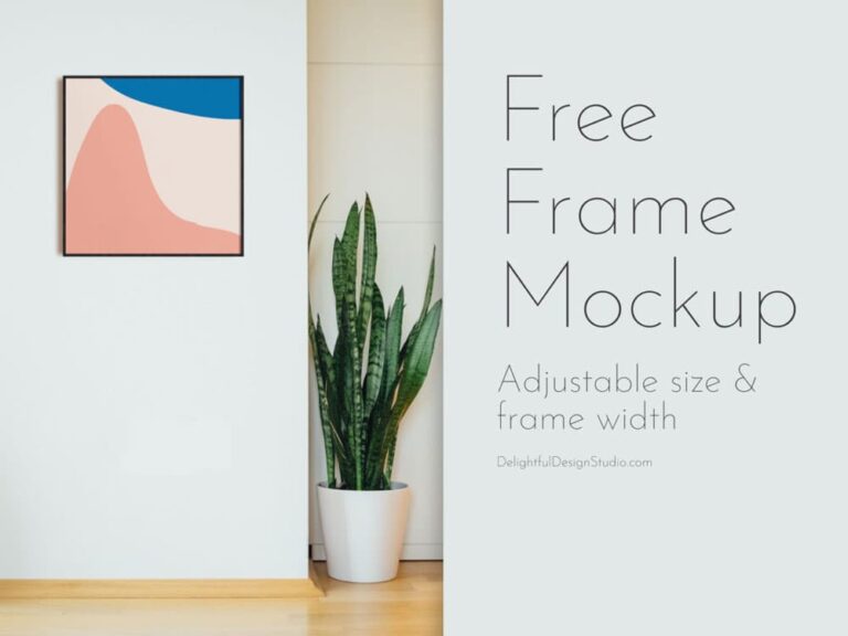 Free Framed Poster Mockup Scenes