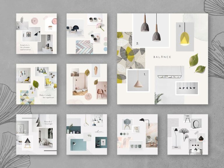 Free Furniture Instagram Templates Collection