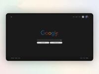 Free Google Dark Search Redesign