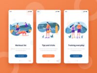 Free Onboarding Screen for Fitness Apps