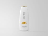 Free Shampoo Bottle Mockup
