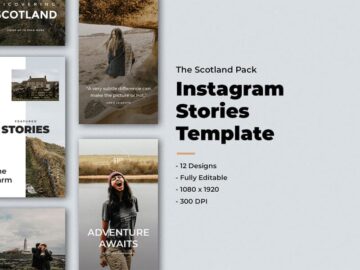12 Free Nature Instagram Stories Template