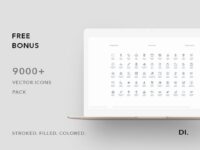 9000+ Vector Icons Pack