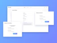 Free Account Settings UI for Sketch