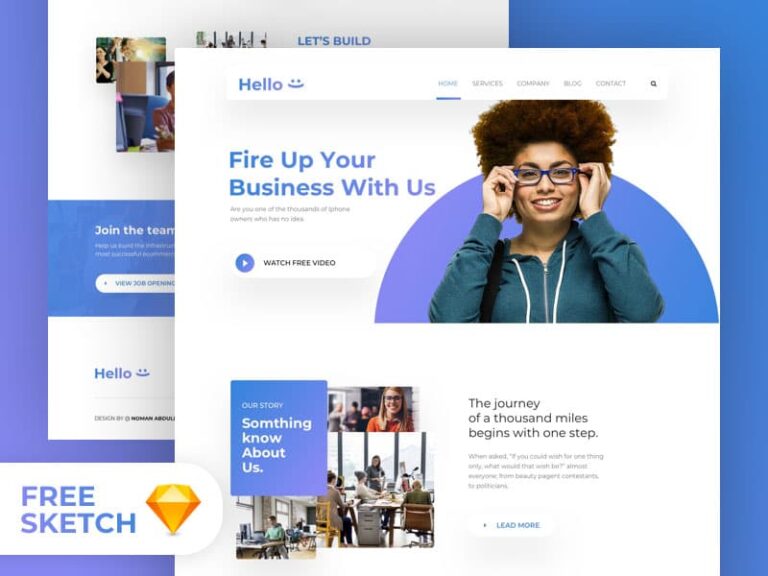 Free Business Landing Page