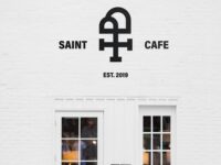 Free Cafe Branding Wall Mockup
