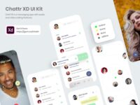 Free Chat App XD UI Kit