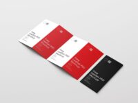 Free Four Fold Brochure Mockup