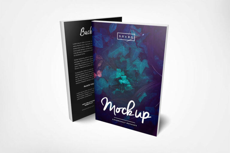Free Front and Back Book Mockup