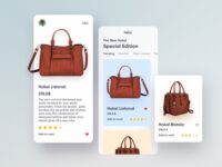 Free Hokai Bag Shopping App for Figma