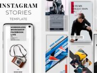 Free Instagram Stories PSD Template