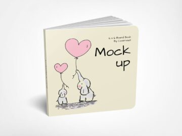 Free Kids Book Mockup