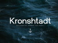 Free Kronshtadt Sans Serif Font