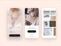Free Mobile Jewelry Shop App Design